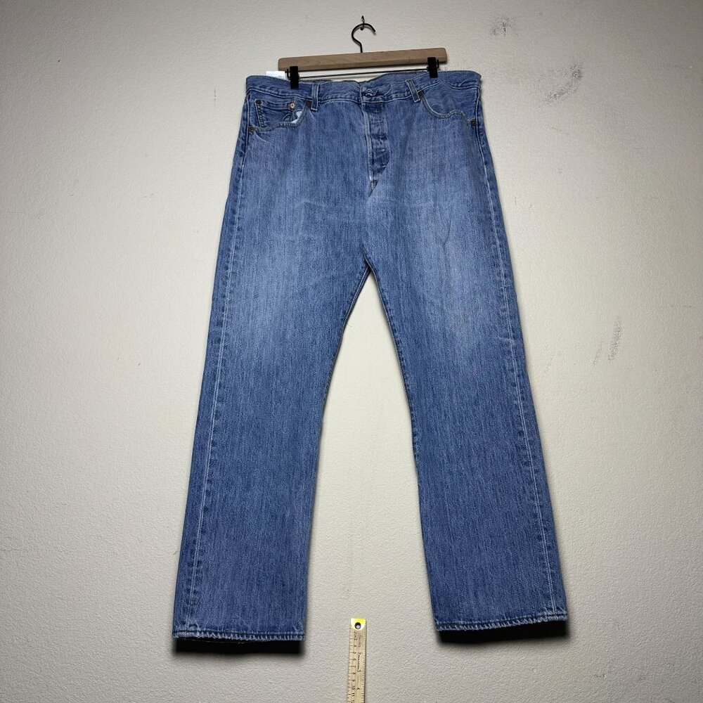 Levi 501 Denim Jean Pant Men 40x32 Western Cowboy Casual Workwear  Button Fly